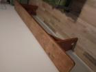 Zwaar solide houten bank € 75,=