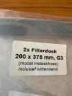 Acht filtersets voor luchtbehandelingsapparatuur