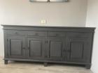 Dressoir donkerblauw mat